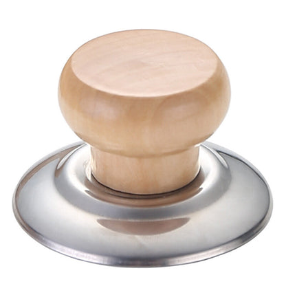 2 solid wood pot lid top beads pot lid handle pot twist kitchen supplies accessories stainless steel pot lid cap pot set