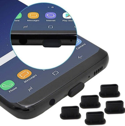 [Pack of 3] USB Type-C interface Type-c charging port data plug mobile phone dust plug silicone dust plug