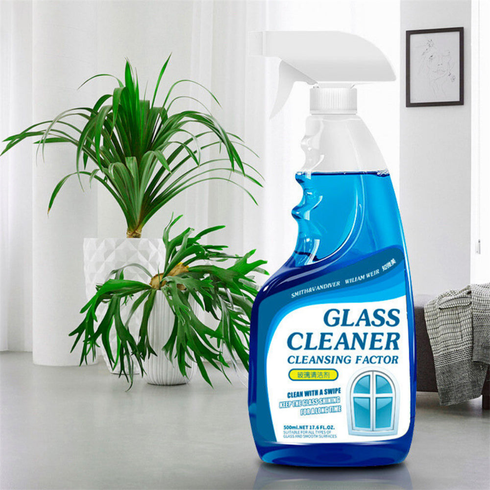 500ml large capacity glass cleaner glass water glass spray glass washing household glass cleaning spirit