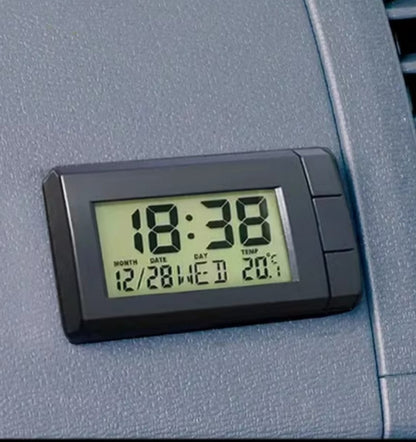 car clock car thermometer electronic clock