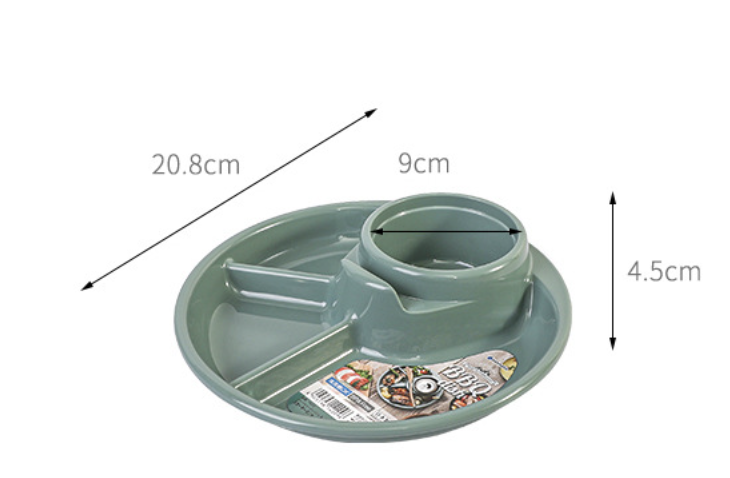日本製分格盤塑料燒烤盤分格碟學生兒童餐盤寶寶餐盤 鍋具套裝