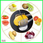 Aluminum alloy slicer for slicing lemons, limes and eggs (cutting lemons/cutting eggs/tomatoes/kiwis, etc.) cocktail fruit punch