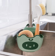 Adjustable snap-on sink hanging bag kitchen utensils drain hanging bag pool storage supplies drain hanging basket scouring pad drain