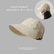 Upgraded version of peaked cap, quick-drying sun hat, bucket hat, fisherman hat, girls' hat