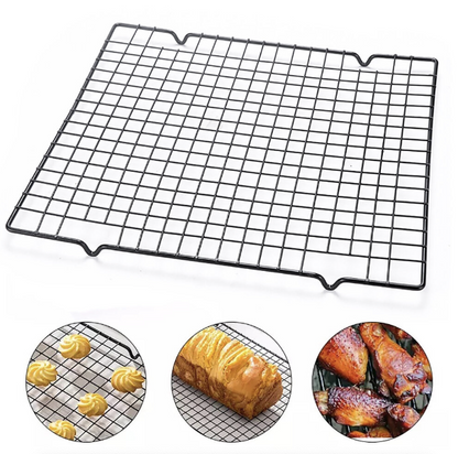 27x25cm cake cooling rack baking rack baking tools baking non-stick rack cooling rack drying rack cake rack food cooling rack cake cooling rack bread biscuits western pastry cookies cake oven grill cake rack