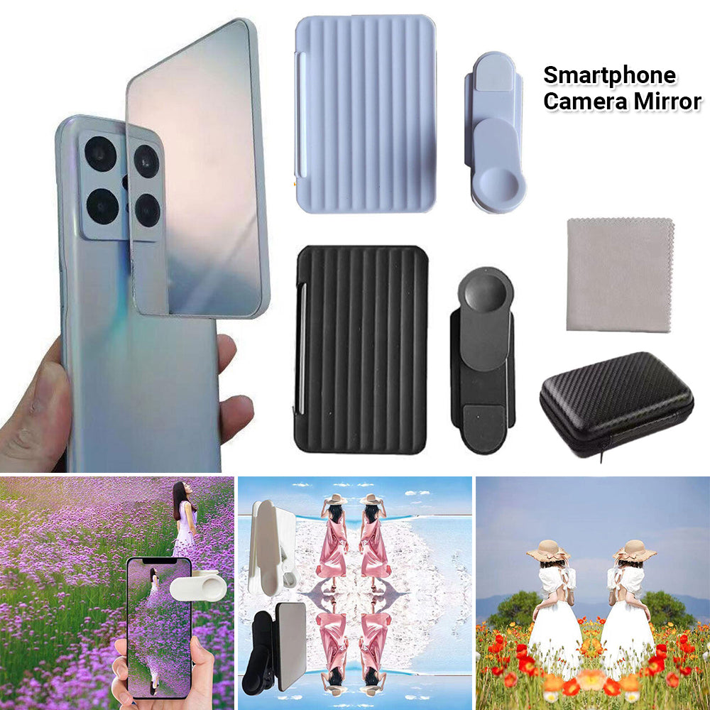 [White] Sky Realm Mobile Phone Reflection Shooter Travel Mobile Phone Reflection Shooting Clip