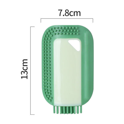 Wiper bathroom sink countertop glass cleaning brush can be hung mirror defogger wash basin wiper plate