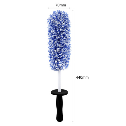 Car tire cleaning tool cleaning brush tire brush tire cleaning brush wheel hub cleaning brush fiber wheel hub brush cleaning brush soft and non-scratch tire cleaning brush tire cleaning care