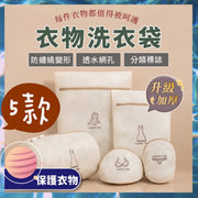 5件套 多功能洗衣袋 洗衣網 內衣洗衣袋 加厚洗衣袋 多用途洗衣袋 外套 裙子 內褲 內衣洗衣袋 護洗袋 晾曬袋 洗衣乾淨 多件組洗衣袋洗衣機專用 防變形洗衣網袋（5件套餐）