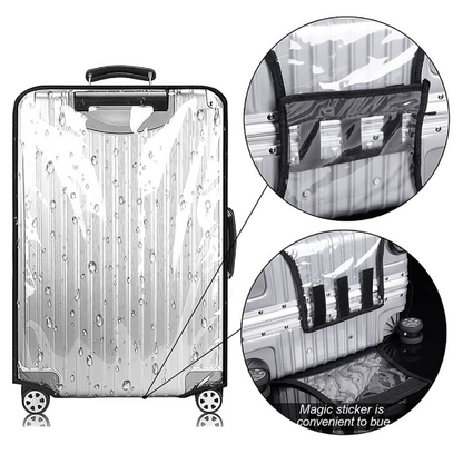 28寸行李箱保护套透明加厚耐磨防水拉杆箱套旅行皮箱套行李罩