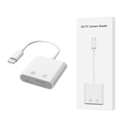 適用iPhone三合一lightning 讀卡器多功能SD卡讀卡器手機平板otg轉換
