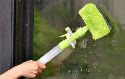 多功能可喷水擦窗户玻璃清洁器擦窗器双面刮玻璃清洁器刷
