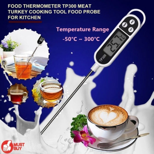 TP300 電子食物温度計 (-50°C - 300°C / -58°F - 572°F) x 1個 食物溫度計